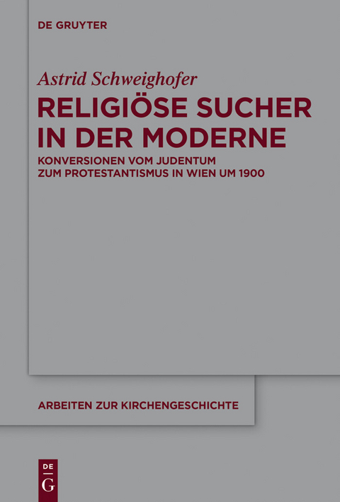 Religi&ouml;se Sucher in der Moderne -  Astrid Schweighofer