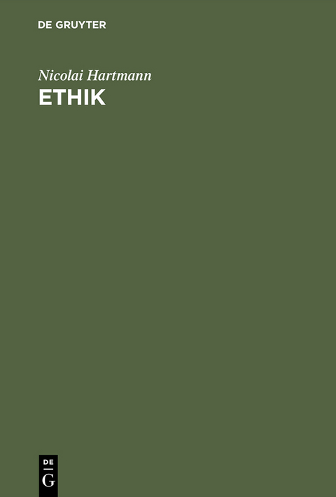 Ethik - Nicolai Hartmann