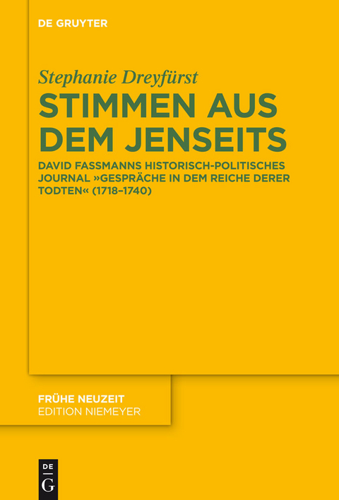 Stimmen aus dem Jenseits -  Stephanie Dreyf&uuml;rst