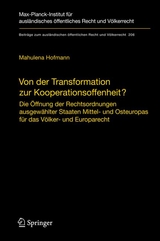 Von der Transformation zur Kooperationsoffenheit? - Mahulena Hofmann