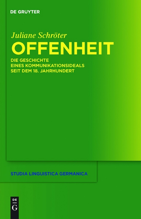 Offenheit - Juliane Schr&ouml;ter