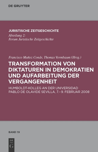 Transformation von Diktaturen in Demokratien und Aufarbeitung der Vergangenheit