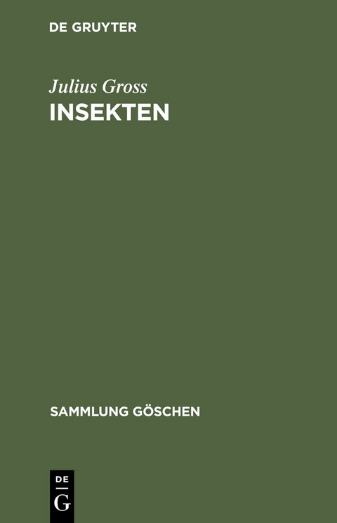 Insekten - Julius Gross