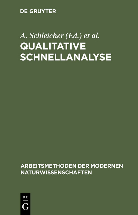 Qualitative Schnellanalyse - 
