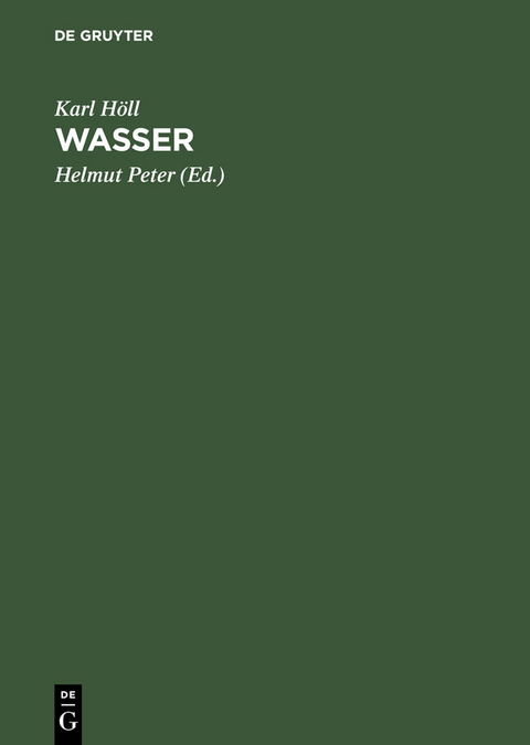 Wasser - Karl H&ouml;ll