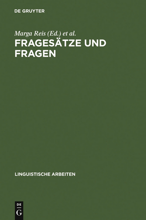Frages&auml;tze und Fragen - 