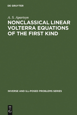 Nonclassical Linear Volterra Equations of the First Kind
