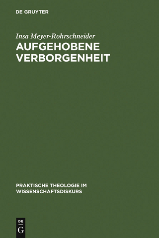 Aufgehobene Verborgenheit