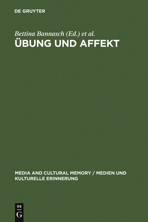 &Uuml;bung und Affekt - 