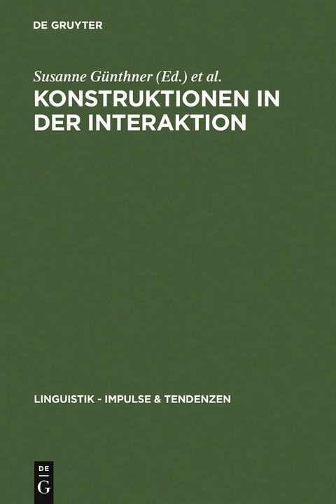 Konstruktionen in der Interaktion - 