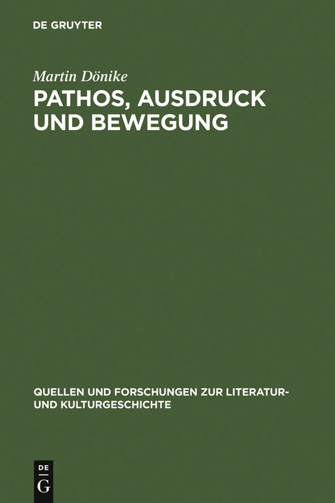Pathos, Ausdruck und Bewegung - Martin D&ouml;nike