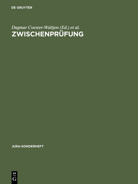 Zwischenpr&uuml;fung - 