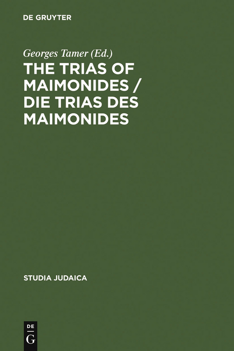 The Trias of Maimonides / Die Trias des Maimonides - 