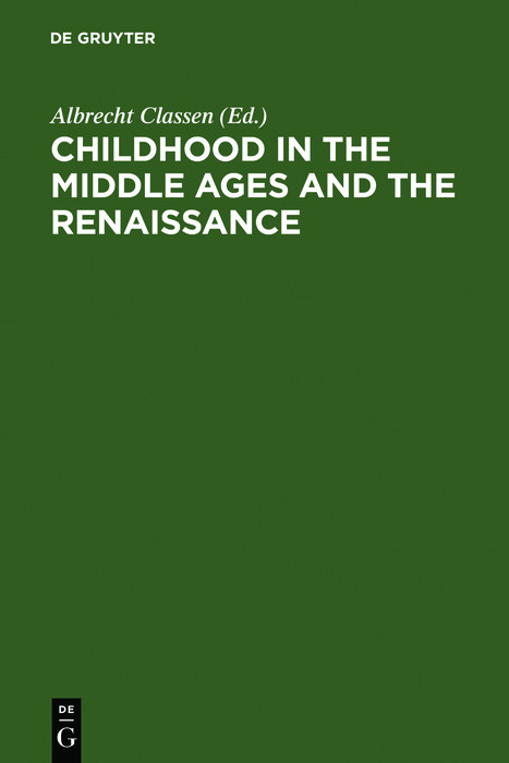 Childhood in the Middle Ages and the Renaissance - 