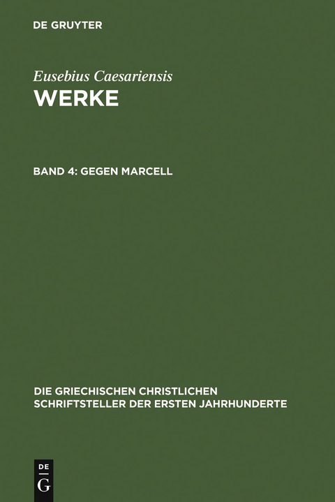 Gegen Marcell -  Eusebius