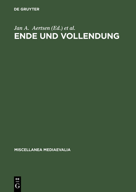 Ende und Vollendung - 