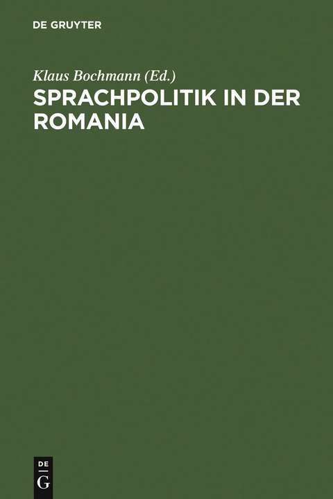 Sprachpolitik in der Romania - 