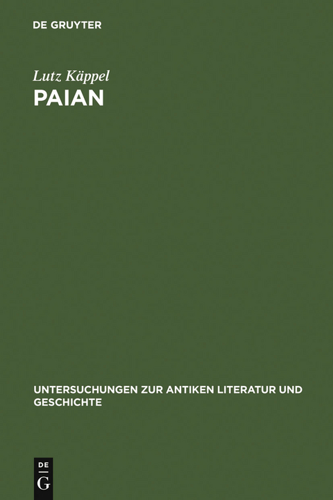 Paian - Lutz K&auml;ppel