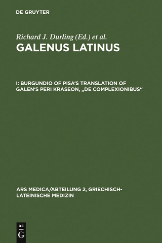 Burgundio of Pisa's Translation of Galen's Peri kraseon, 