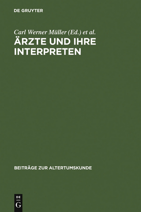 &Auml;rzte und ihre Interpreten - 