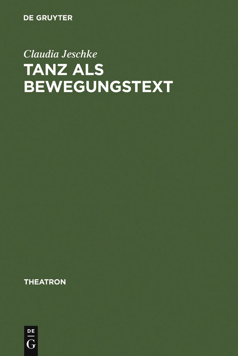 Tanz als BewegungsText - Claudia Jeschke