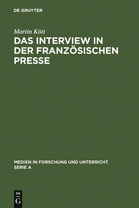 Das Interview in der franz&ouml;sischen Presse - Martin K&ouml;tt