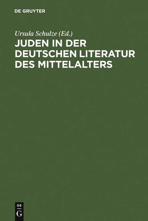 Juden in der deutschen Literatur des Mittelalters - 