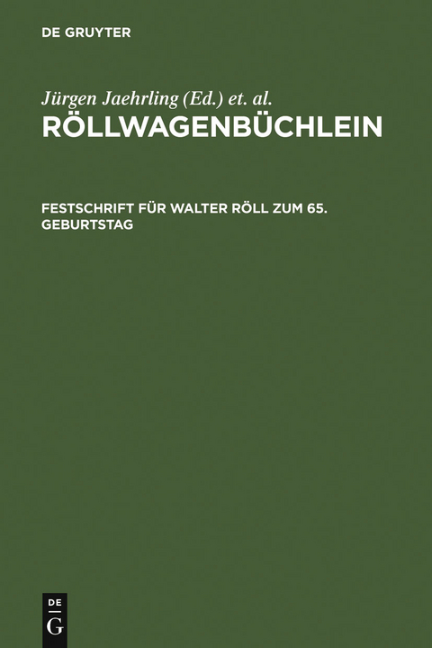R&ouml;llwagenb&uuml;chlein - 