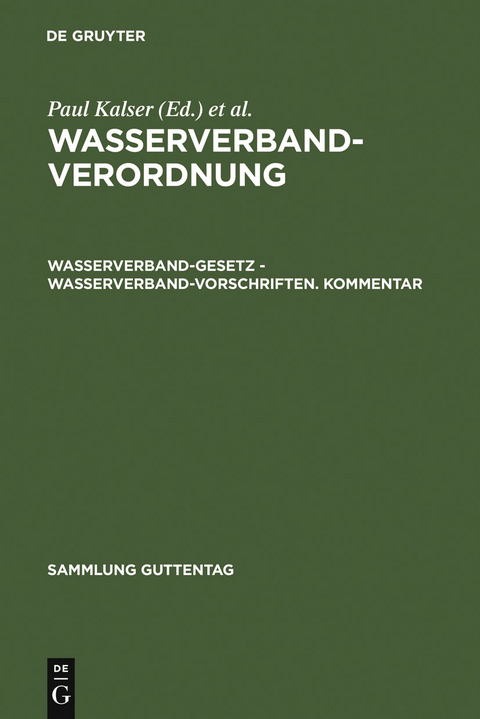 Wasserverbandverordnung - 