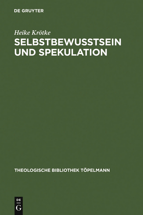 Selbstbewu&szlig;tsein und Spekulation - Heike Kr&ouml;tke