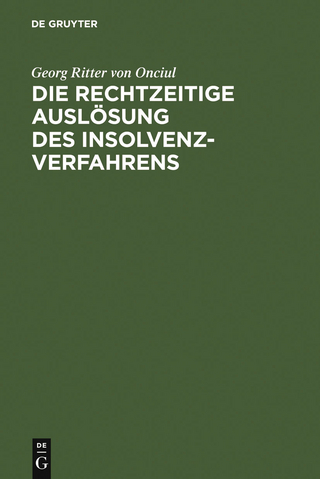 Die rechtzeitige Auslösung des Insolvenzverfahrens