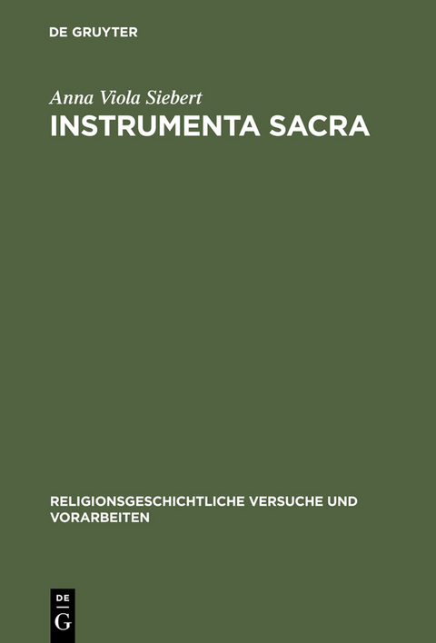 Instrumenta Sacra - Anna Viola Siebert