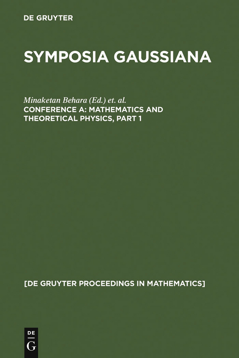 Mathematics and Theoretical Physics - 