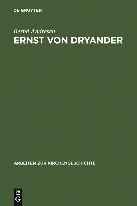 Ernst von Dryander - Bernd Andresen