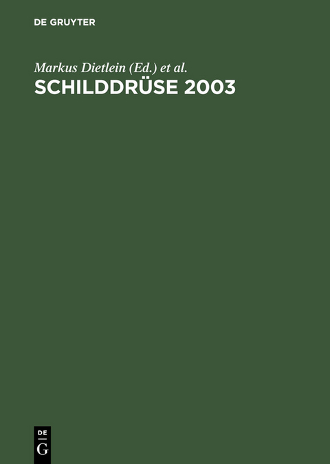 Schilddr&uuml;se 2003 - 