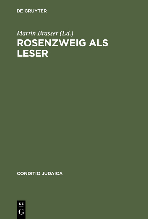 Rosenzweig als Leser - 