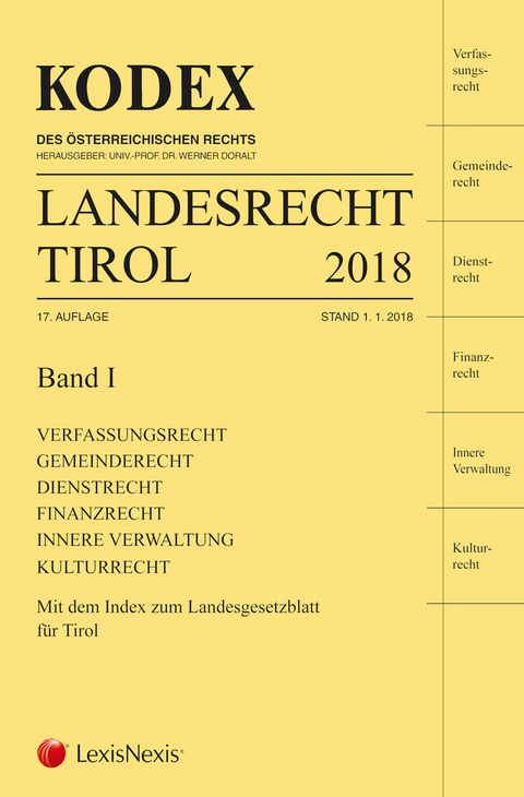 KODEX Landesrecht Tirol 2018