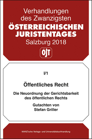 Öffentliches Recht Die Neuordnung der Gerichtsbarkeit des öffentlichen Rechts