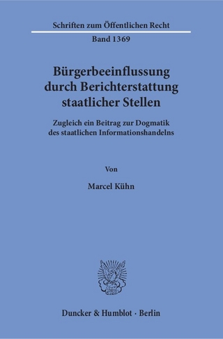 Bürgerbeeinflussung durch Berichterstattung staatlicher Stellen.