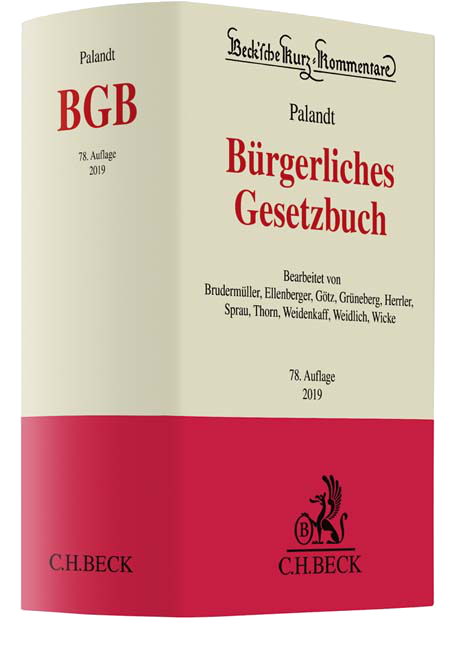 B&uuml;rgerliches Gesetzbuch