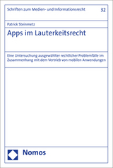 Apps im Lauterkeitsrecht - Patrick Steinmetz