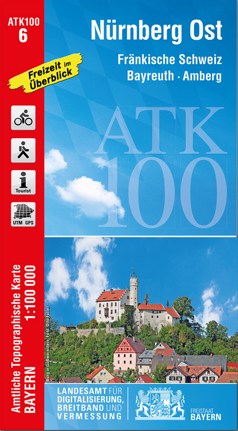 ATK100-6 N&uuml;rnberg Ost (Amtliche Topographische Karte 1:100000)