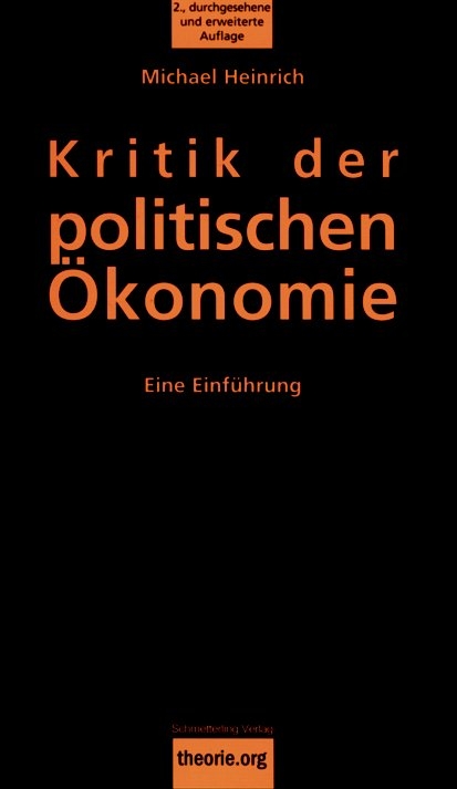Kritik der politischen &Ouml;konomie - Michael Heinrich