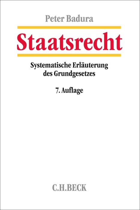 Staatsrecht - Peter Badura