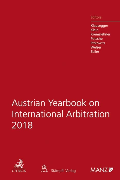 Austrian Yearbook on International Arbitration 2018 - 