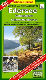 Wander- und Radwanderkarte Edersee, Nationalpark Kellerwald-Edersee