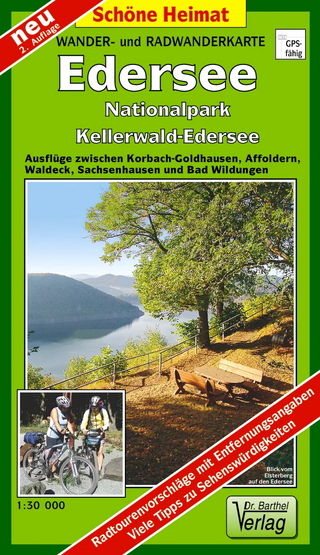 Wander- und Radwanderkarte Edersee, Nationalpark Kellerwald-Edersee