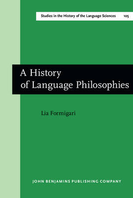 History of Language Philosophies -  Formigari Lia Formigari