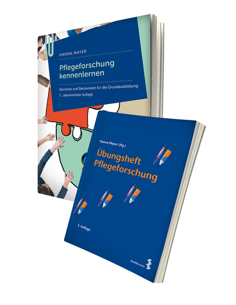 Lernpaket Lehrbuch Pflegeforschung kennenlernen + &Uuml;bungsheft Pflegeforschung - Hanna Mayer