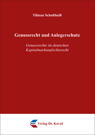 Genussrecht und Anlegerschutz